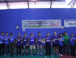 PLN Suluttenggo dan Kejati Sulut Gelar Eksebisi Pertandingan Badminton