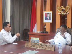 PLN Sinergikan Pogram Pembangunan, Dartomo Bertemu Gubernur Sulawesi Tengah