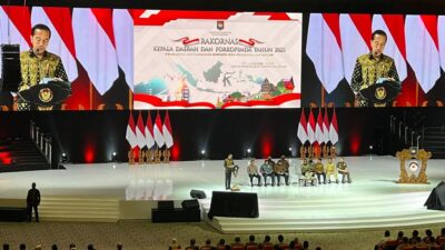 Wali Kota Dan Forkopimda Kota Kotamobagu, Hadiri Rakornas di Jakarta