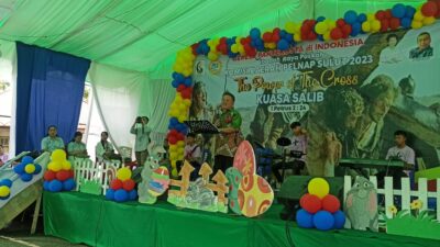 Wakil Walikota Nayodo Koerniawan Hadiri Ibadah Raya Dan Pawai Kendaraan Paskah Tingkat Provinsi di Desa Sia