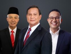 Hasil Survei IPO Elektabilitas Capres, Prabowo Unggul Atas Anies dan Ganjar