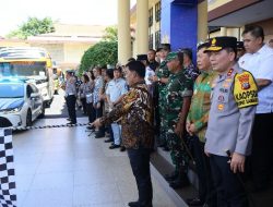 Jelang Lebaran 1446 H, Forkopimda Sulut Lepas Rombongan Mudik Gratis di Polda Sulut