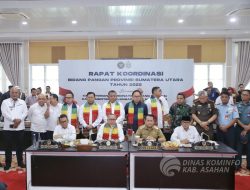 Bupati Dan Wabup Asahan Ikuti Rakor Bidang Pangan Provinsi Sumatera Utara Bersama Menteri Kordinator Bidang Pangan Indonesia.