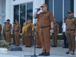 Sekretaris Daerah Kabupaten Asahan Pimpin Apel Gabungan