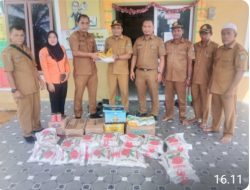 Pemerintah Kabupaten Asahan Salurkan Bantuan Musibah Banjir Pada Masyarakat Desa Sei Dua Hulu