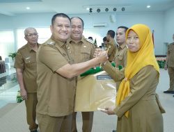 Bupati Asahan Dan Wakil Bupati Asahan Ikuti Penyerahan SPPT PBB-P2 Tahun 2025