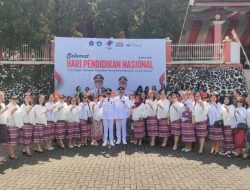 Joune Ganda Pimpin Peringatan Otda dan Hardiknas, Tekankan Sinergitas Bersama Pemerintah Pusat