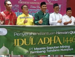 Sambut Idul Adha, PT MSM Bersama Pemkab Minut Ikut Salurkan Bantuan Hewan Kurban