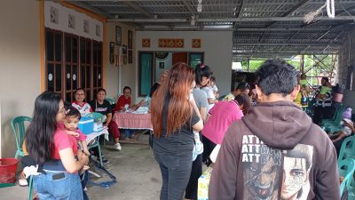 Terpusat di Posyandu Kelurahan Sukur, dr. Jansjye Luntungan Peduli Kesehatan Rakyat Minut