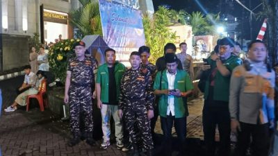 GP Ansor Turunkan 30 Personel Pengamanan Ibadah Malam Natal di Kota Manado