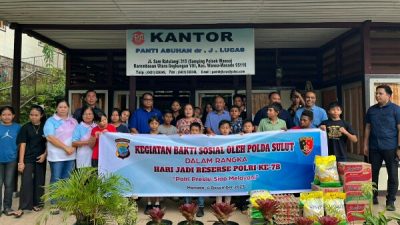 Hari Jadi ke-78 Reserse Polri, Polda Sulut Tebar Kepedulian untuk Anak-anak Panti Asuhan di Manado