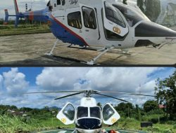 Ops Lilin Samrat 2025, Helikopter Bell 429 Milik Korpolairud Baharkam Polri Siap Lakukan Patroli Udara di Wilayah Sulut