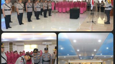 Kapolda Sulut Pimpin Upacara Sertijab, Ini Nama Pejabat yang Diserahterimakan