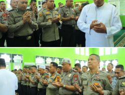 Polres Kotamobagu, Gelar Sholat Gaib, Untuk Korban Bencana Alam Aceh, Sumatera dan Erupsi Semeru
