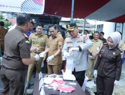 Kapolres Kotamobagu, Hadiri Proses Pemusnahan Babuk Minol Oleh Kejari