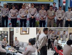 Disambut Langsung Kapolres, Itwasda Polda Sulut Apresiasi Kesiapan Operasi Lilin Samrat 2025 Polres Kotamobagu