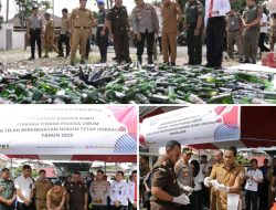 Wali Kota dan Wakil Wali Kota Kotamobagu Saksikan Pemusnahan Babuk Minol Tanpa Izin