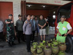 Kapolres AKBP Irwanto SIK M.H., Bersama Forkopimda Sidak LPG di Kotamobagu
