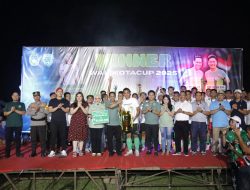 Wali Kota Kotamobagu, Resmi Tutup Turnamen Wali Kota Cup ke VII 2025