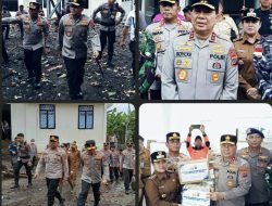 Gunakan Heli Bell 429, Kapolda Sulut kembali Kunjungi Sitaro, Berikan Bantuan serta Cek Mako Polres