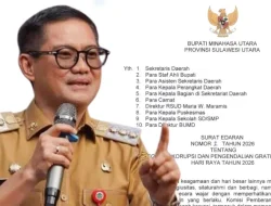 Jelang Hari Raya, Bupati Joune Ganda Terbitkan Surat Edaran Cegah Gratifikasi